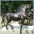 Outdoor Antique Cast Life Size Bronze Horse Statues